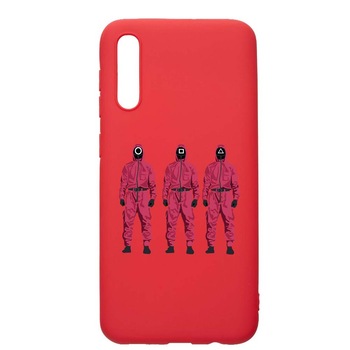 Husa Silicon Compatibila Cu Samsung Galaxy A30s, Squid Game - Soldier Mask, rezistenta la uzura, anti-alunecare, Red, R845 Husa Silicon Compatibila Cu Samsung Galaxy A30s, Squid Game - Soldier Mask, rezistenta la uzura, anti-alunecare, Red, R845