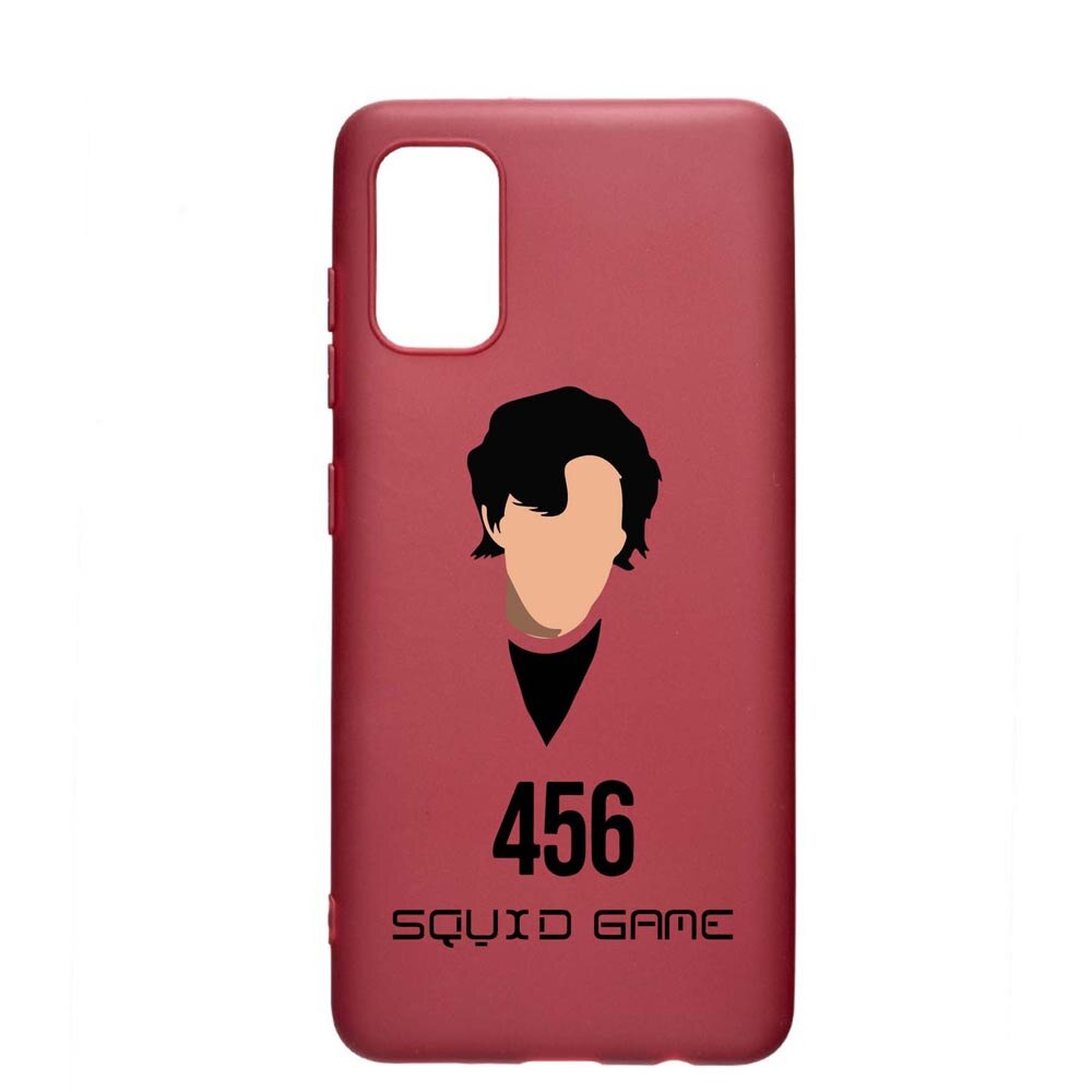Husa Silicon Compatibila cu Samsung Galaxy A51, Squid Game - Gamer 456, rezistenta la uzura, anti-alunecare, Pomegranate, PG846