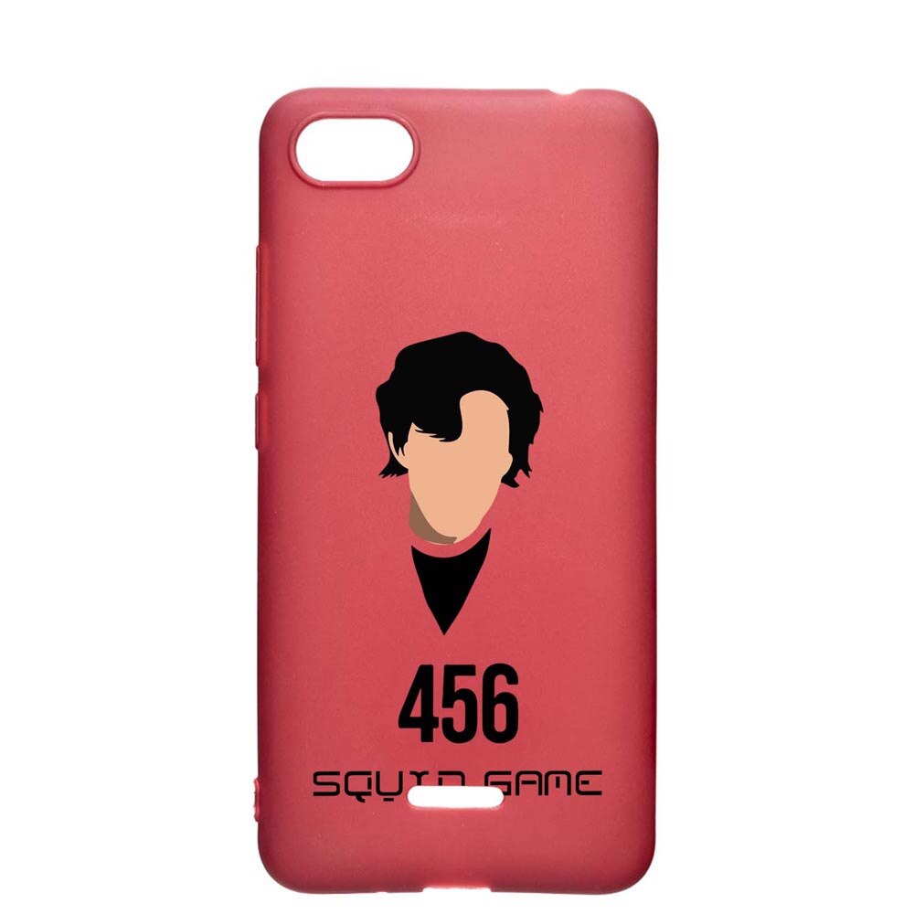 Husa Silicon Compatibila cu Apple iPhone SE 2 / iPhone 7 / iPhone 8, Squid Game - Gamer 456, rezistenta la uzura, anti-alunecare, Pomegranate, PG846