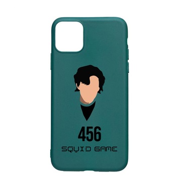 Husa Silicon Compatibila cu Apple iPhone 11 Pro Max, Squid Game - Gamer 456, rezistenta la uzura, anti-alunecare, ForestGreen, FG846 Husa Silicon Compatibila cu Apple iPhone 11 Pro Max, Squid Game - Gamer 456, rezistenta la uzura, anti-alunecare, ForestGreen, FG846