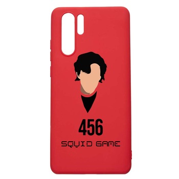 Husa Silicon Compatibila Cu Huawei P30 Pro, Squid Game - Gamer 456, rezistenta la uzura, anti-alunecare, Red, R846 Husa Silicon Compatibila Cu Huawei P30 Pro, Squid Game - Gamer 456, rezistenta la uzura, anti-alunecare, Red, R846