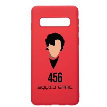 Husa Silicon Compatibila Cu Samsung Galaxy S10, Squid Game - Gamer 456, rezistenta la uzura, anti-alunecare, Red, R846 Husa Silicon Compatibila Cu Samsung Galaxy S10, Squid Game - Gamer 456, rezistenta la uzura, anti-alunecare, Red, R846