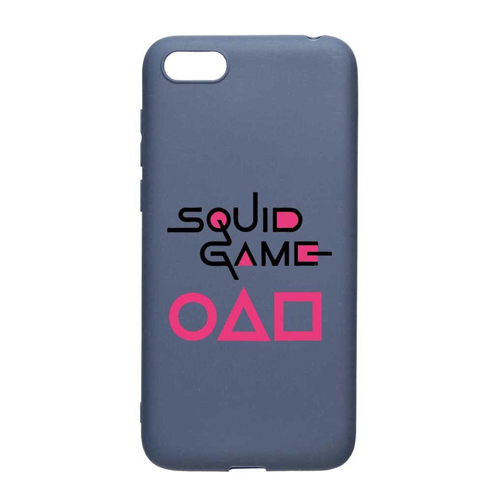 Husa Silicon Compatibila Cu Apple iPhone SE / 5S / 5, Squid Game - Title, rezistenta la uzura, anti-alunecare, AlaskanBlue, AB847