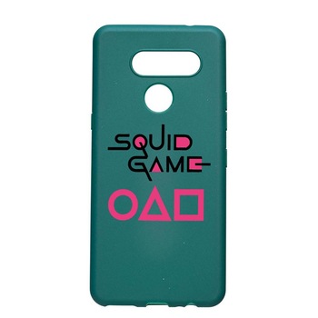 Husa Silicon Compatibila cu LG K50s, Squid Game - Title, rezistenta la uzura, anti-alunecare, ForestGreen, FG847 Husa Silicon Compatibila cu LG K50s, Squid Game - Title, rezistenta la uzura, anti-alunecare, ForestGreen, FG847