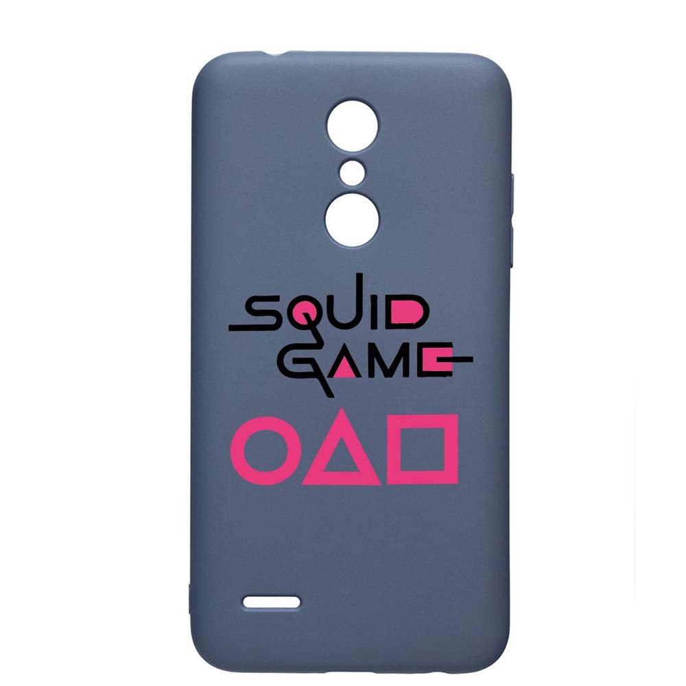 Husa Silicon Compatibila Cu LG K11 / K11 Plus / K10 2018, Squid Game - Title, rezistenta la uzura, anti-alunecare, AlaskanBlue, AB847