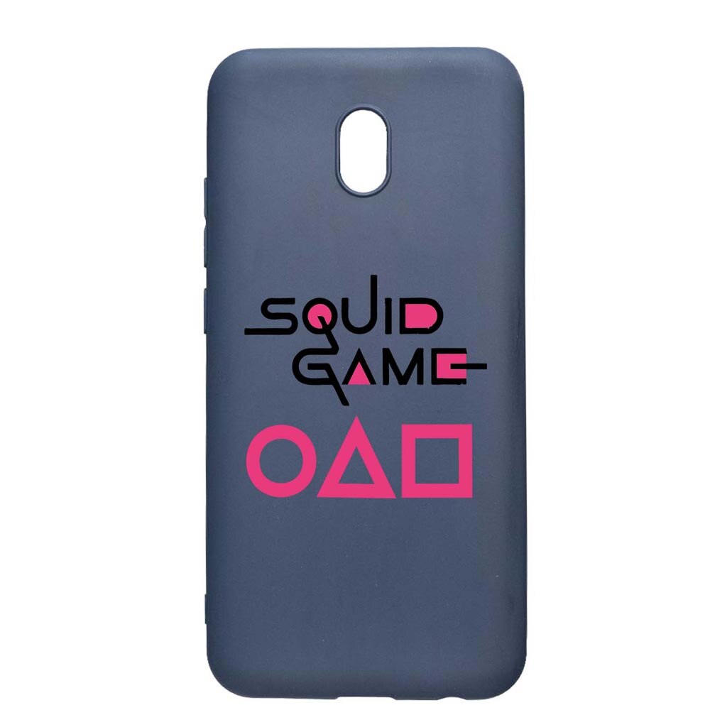 Husa Silicon Compatibila Cu Xiaomi Redmi 8A, Squid Game - Title, rezistenta la uzura, anti-alunecare, AlaskanBlue, AB847