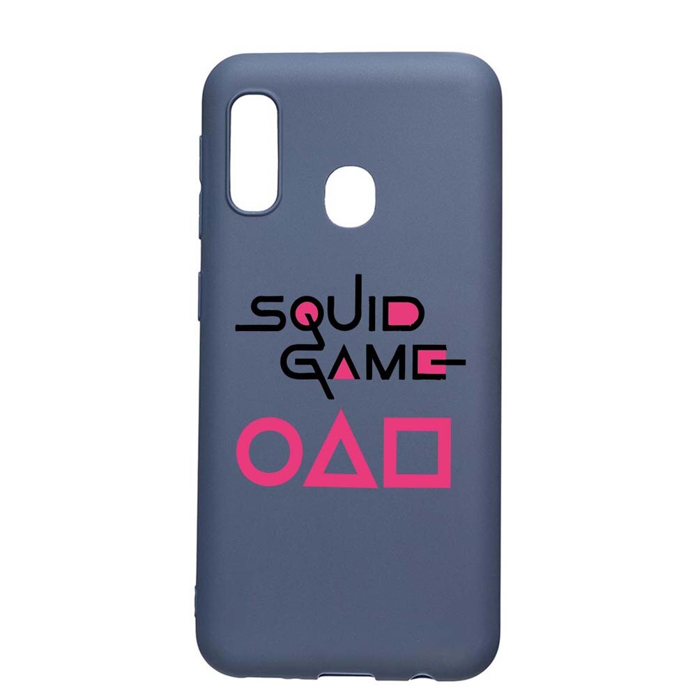 Husa Silicon Compatibila Cu Samsung Galaxy A20e, Squid Game - Title, rezistenta la uzura, anti-alunecare, AlaskanBlue, AB847