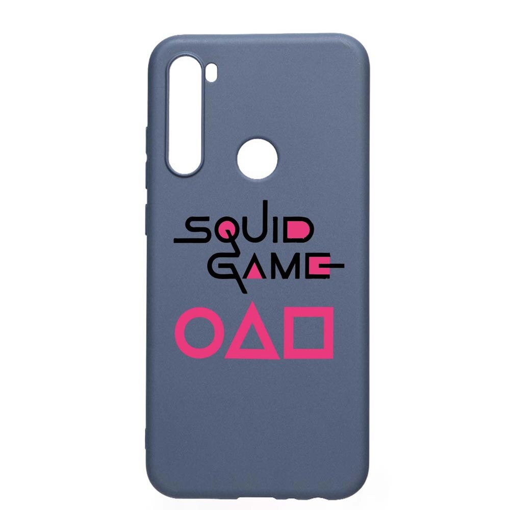 Husa Silicon Compatibila Cu Xiaomi Redmi Note 8, Squid Game - Title, rezistenta la uzura, anti-alunecare, AlaskanBlue, AB847