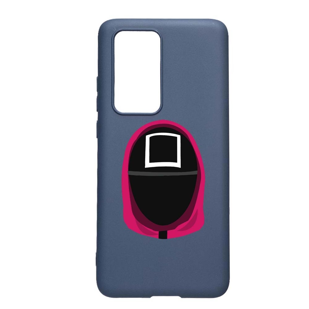 Husa Silicon Compatibila Cu Samsung Galaxy M02s, Squid Game - Soldier Square, rezistenta la uzura, anti-alunecare, AlaskanBlue, AB848