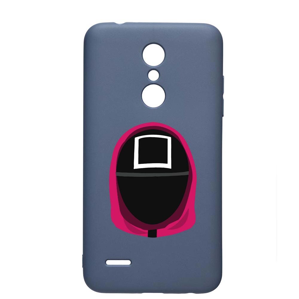 Husa Silicon Compatibila Cu LG K11 / K11 Plus / K10 2018, Squid Game - Soldier Square, rezistenta la uzura, anti-alunecare, AlaskanBlue, AB848