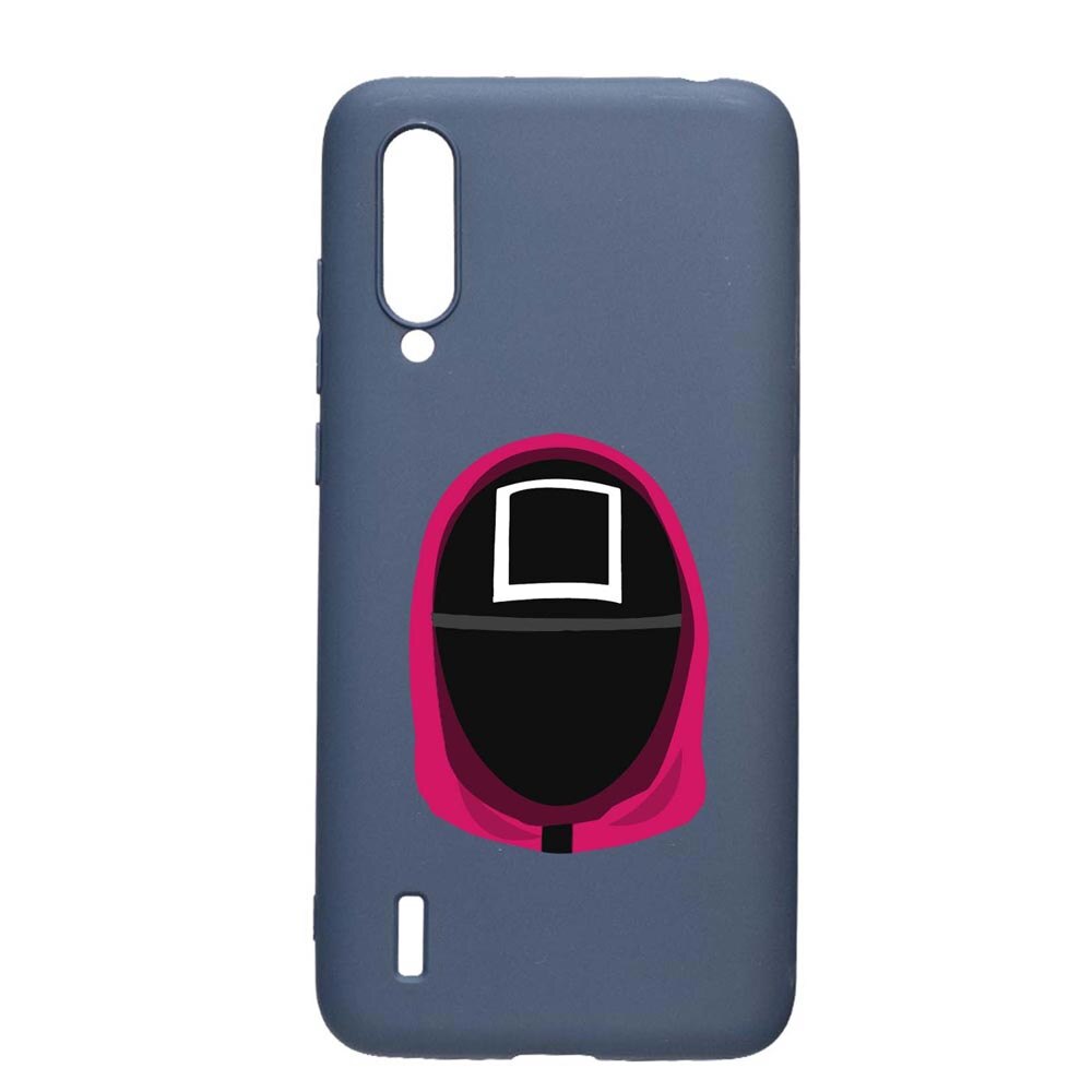 Husa Silicon Compatibila Cu Xiaomi Mi A3 Lite, Squid Game - Soldier Square, rezistenta la uzura, anti-alunecare, AlaskanBlue, AB848