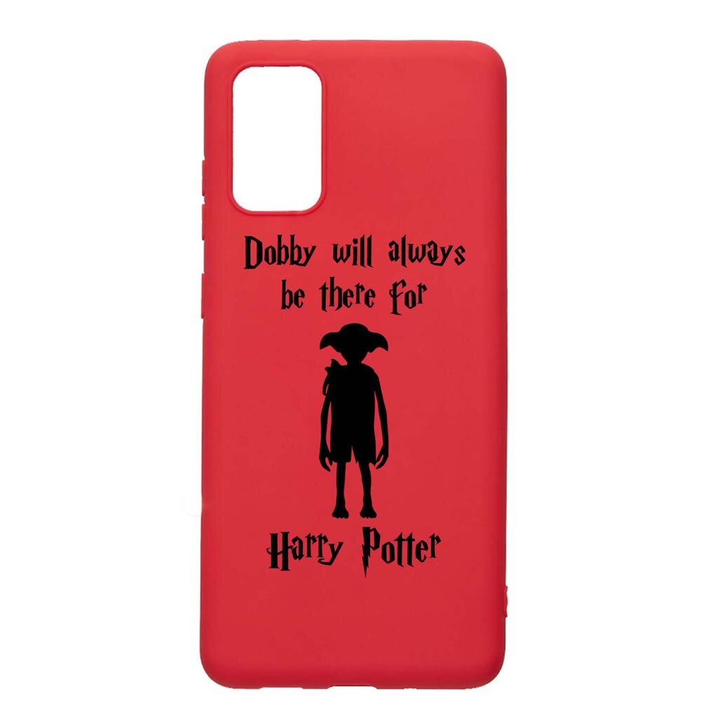 Husa Silicon Compatibila Cu Samsung Galaxy A31, Dobby Will Always Be There, rezistenta la uzura, anti-alunecare, Red, R859