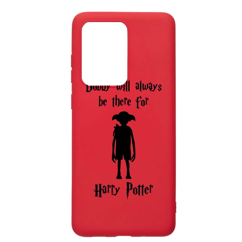 Husa Silicon Compatibila Cu Samsung Galaxy S20 Ultra, Dobby Will Always Be There, rezistenta la uzura, anti-alunecare, Red, R859