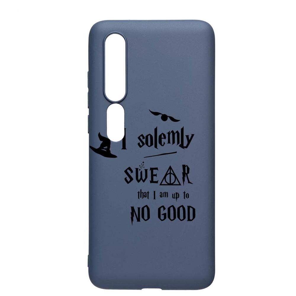 Husa Silicon Compatibila Cu Xiaomi Mi 10 / Mi 10 Pro, Solemly Swear, rezistenta la uzura, anti-alunecare, AlaskanBlue, AB860