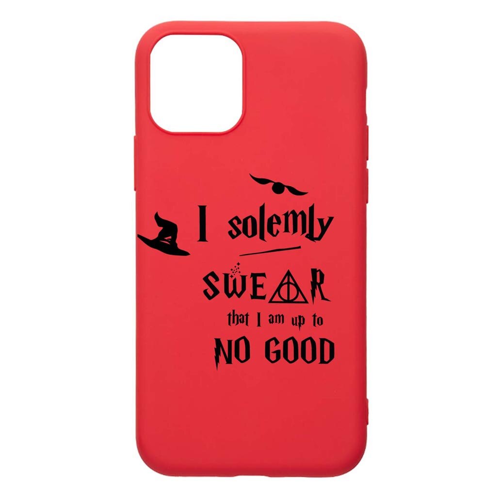 Husa Silicon Compatibila Cu Apple iPhone 12 Pro Max, Solemly Swear, rezistenta la uzura, anti-alunecare, Red, R860