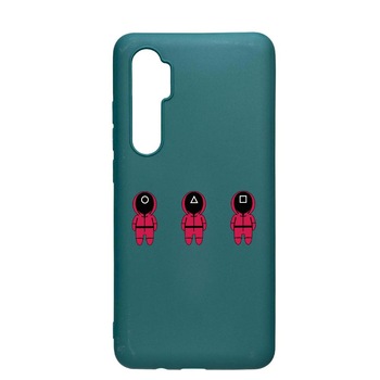 Husa Silicon Compatibila cu Xiaomi Mi Note 10 Lite, Squid Game - Soldier Cartoon, rezistenta la uzura, anti-alunecare, ForestGreen, FG849 Husa Silicon Compatibila cu Xiaomi Mi Note 10 Lite, Squid Game - Soldier Cartoon, rezistenta la uzura, anti-alunecare, ForestGreen, FG849