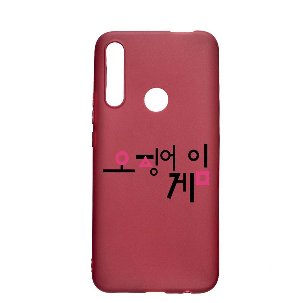 Husa Silicon Compatibila cu Huawei P Smart Z, Squid Game - Korean, rezistenta la uzura, anti-alunecare, Pomegranate, PG850