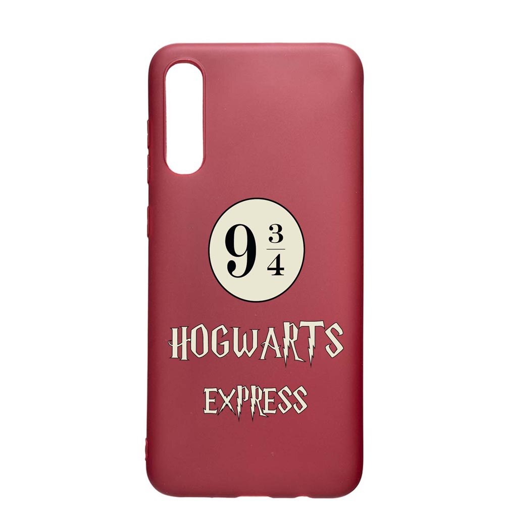 Husa Silicon Compatibila cu Samsung Galaxy A70, Hogwarts Express, rezistenta la uzura, anti-alunecare, Pomegranate, PG862