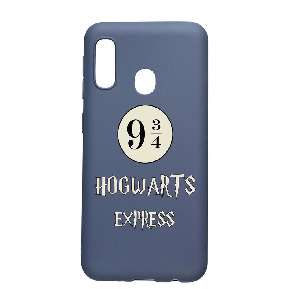 Husa Silicon Compatibila Cu Samsung Galaxy A20e, Hogwarts Express, rezistenta la uzura, anti-alunecare, AlaskanBlue, AB862