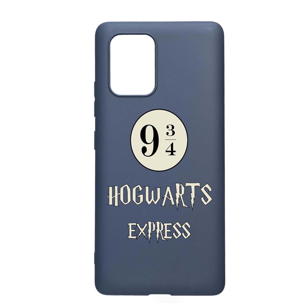 Husa Silicon Compatibila Cu Samsung Galaxy S10 Lite / A91, Hogwarts Express, rezistenta la uzura, anti-alunecare, AlaskanBlue, AB862