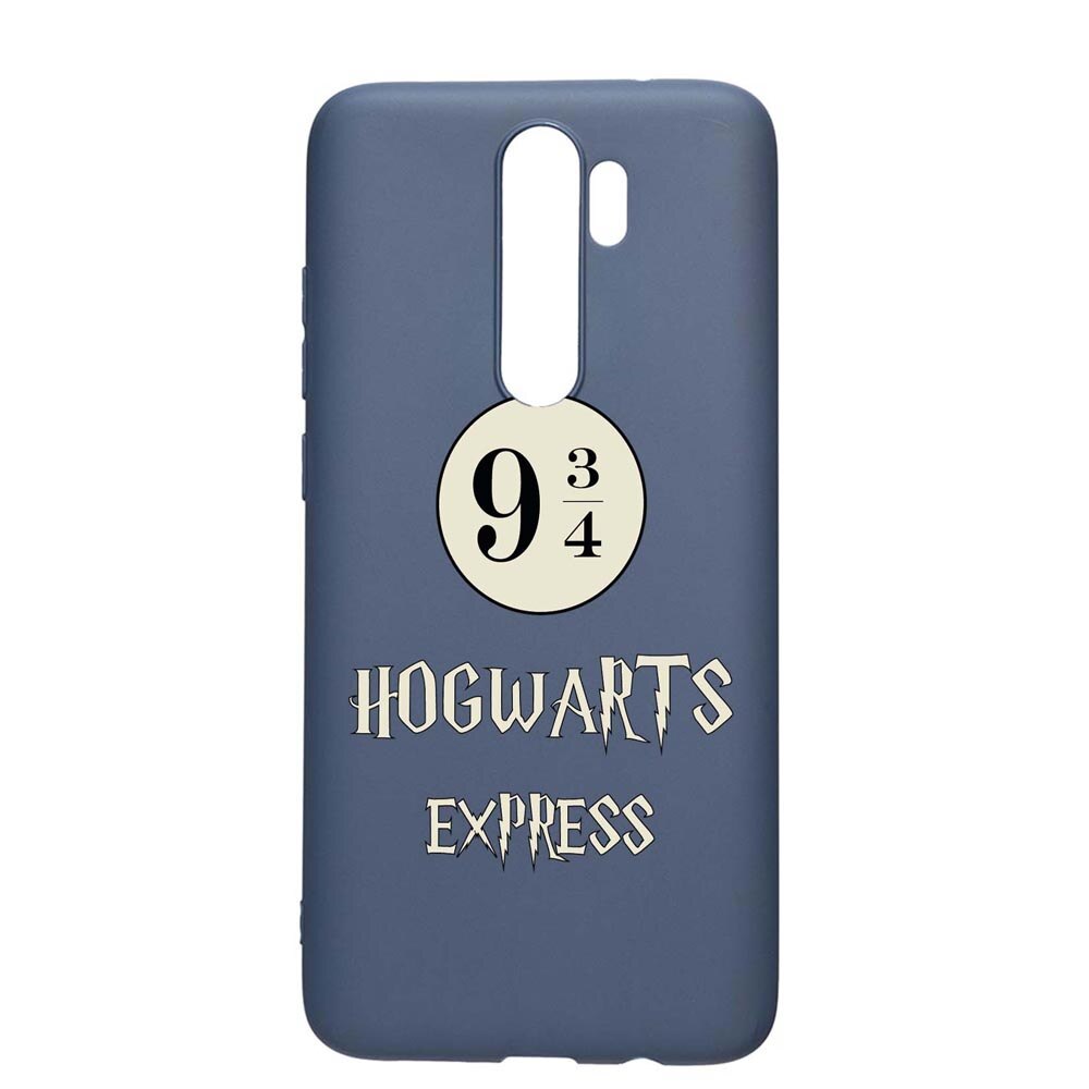 Husa Silicon Compatibila Cu Xiaomi Redmi Note 8 Pro, Hogwarts Express, rezistenta la uzura, anti-alunecare, AlaskanBlue, AB862