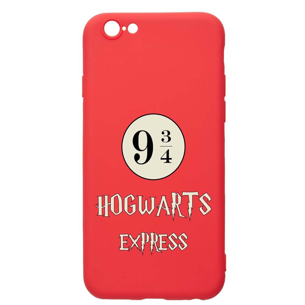 Husa Silicon Compatibila Cu Apple iPhone 6S / 6, Hogwarts Express, rezistenta la uzura, anti-alunecare, Red, R862