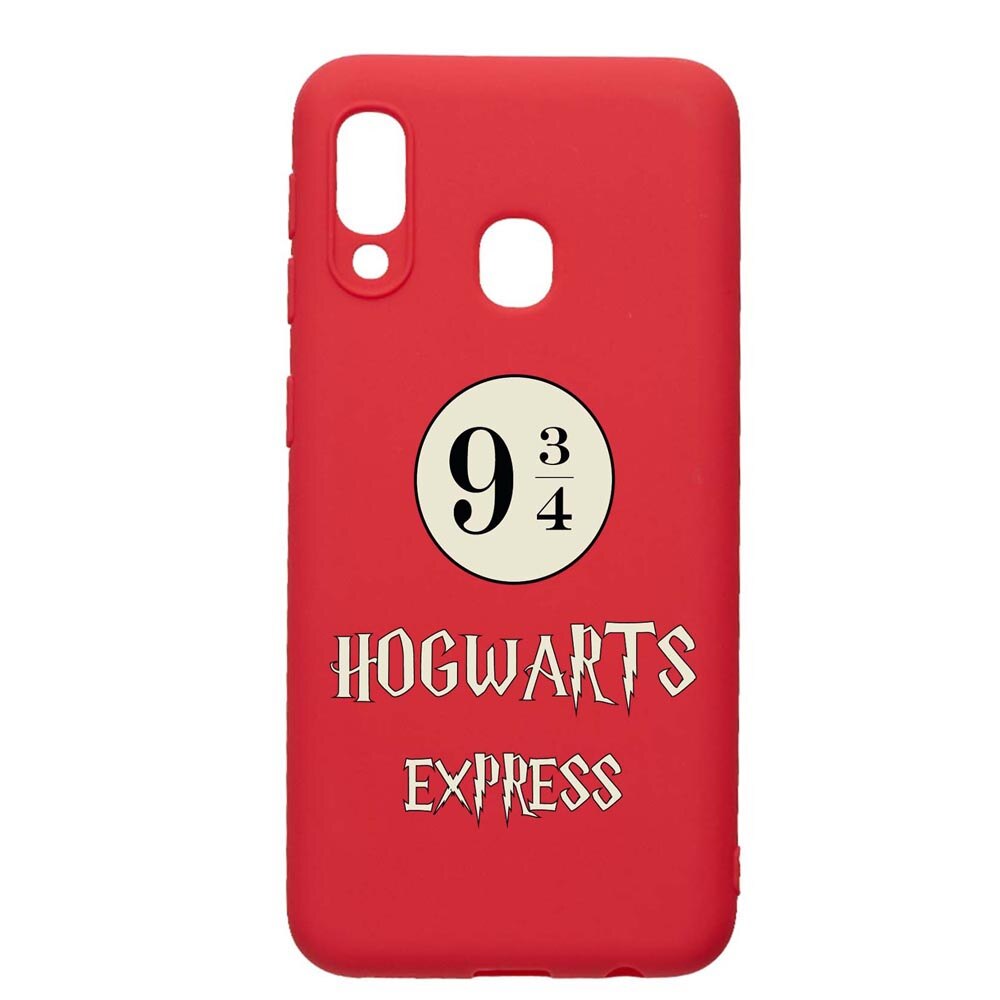 Husa Silicon Compatibila Cu Samsung Galaxy A20e, Hogwarts Express, rezistenta la uzura, anti-alunecare, Red, R862