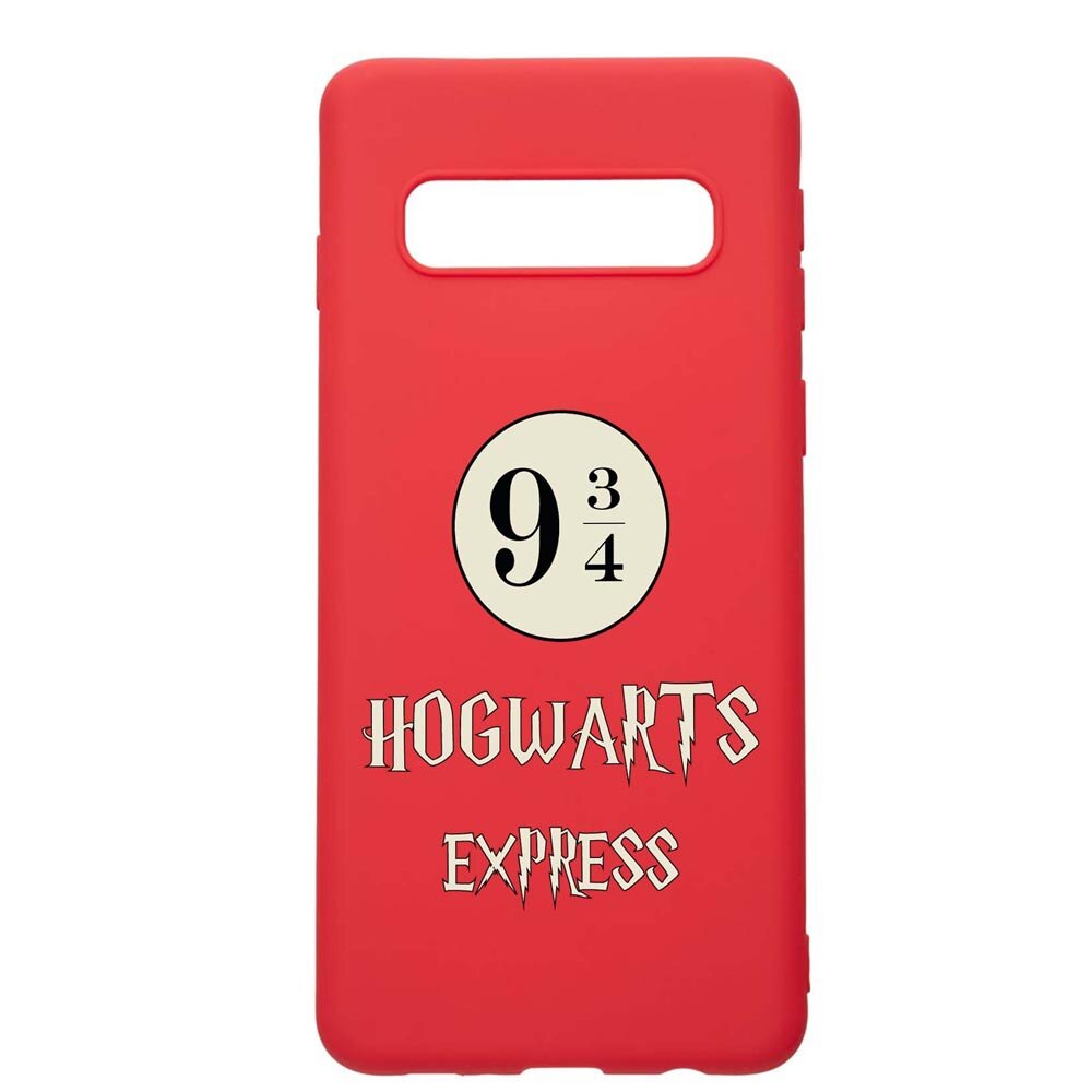 Husa Silicon Compatibila Cu Samsung Galaxy S10 Plus, Hogwarts Express, rezistenta la uzura, anti-alunecare, Red, R862