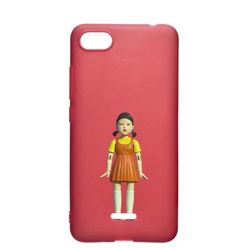 Husa Silicon Compatibila cu Xiaomi Redmi 6A, Squid Game - Doll Girl, rezistenta la uzura, anti-alunecare, Pomegranate, PG851 Husa Silicon Compatibila cu Xiaomi Redmi 6A, Squid Game - Doll Girl, rezistenta la uzura, anti-alunecare, Pomegranate, PG851