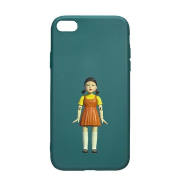 Husa Silicon Compatibila cu Apple iPhone 6S / 6, Squid Game - Doll Girl, rezistenta la uzura, anti-alunecare, ForestGreen, FG851 Husa Silicon Compatibila cu Apple iPhone 6S / 6, Squid Game - Doll Girl, rezistenta la uzura, anti-alunecare, ForestGreen, FG851