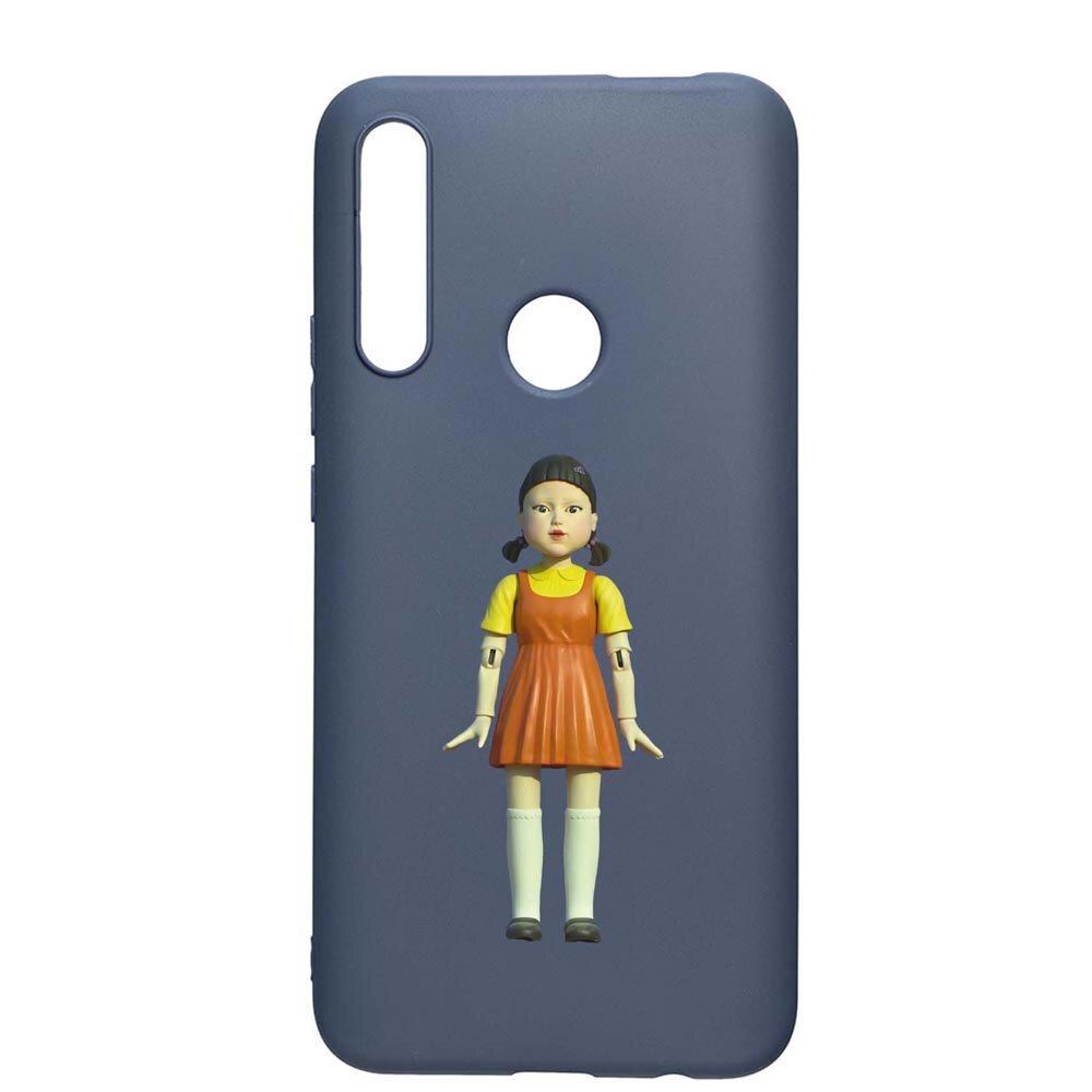 Husa Silicon Compatibila Cu Huawei P Smart Z, Squid Game - Doll Girl, rezistenta la uzura, anti-alunecare, AlaskanBlue, AB851