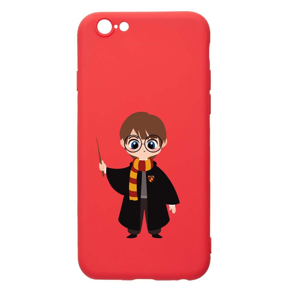 Husa Silicon Compatibila Cu Apple iPhone 6S / 6, Harry Potter Animated, rezistenta la uzura, anti-alunecare, Red, R867