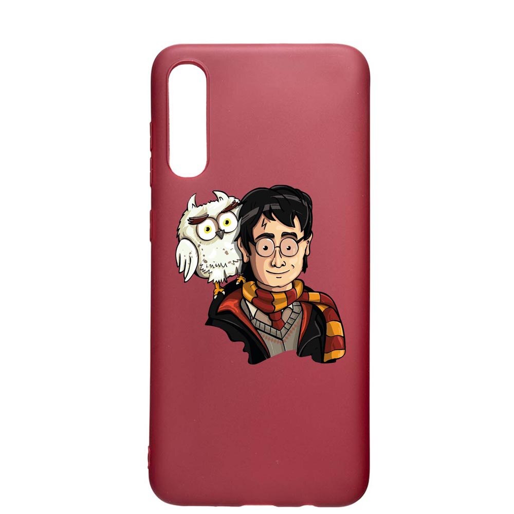 Husa Silicon Compatibila cu Samsung Galaxy A70, Harry Potter Hogwarts, rezistenta la uzura, anti-alunecare, Pomegranate, PG868