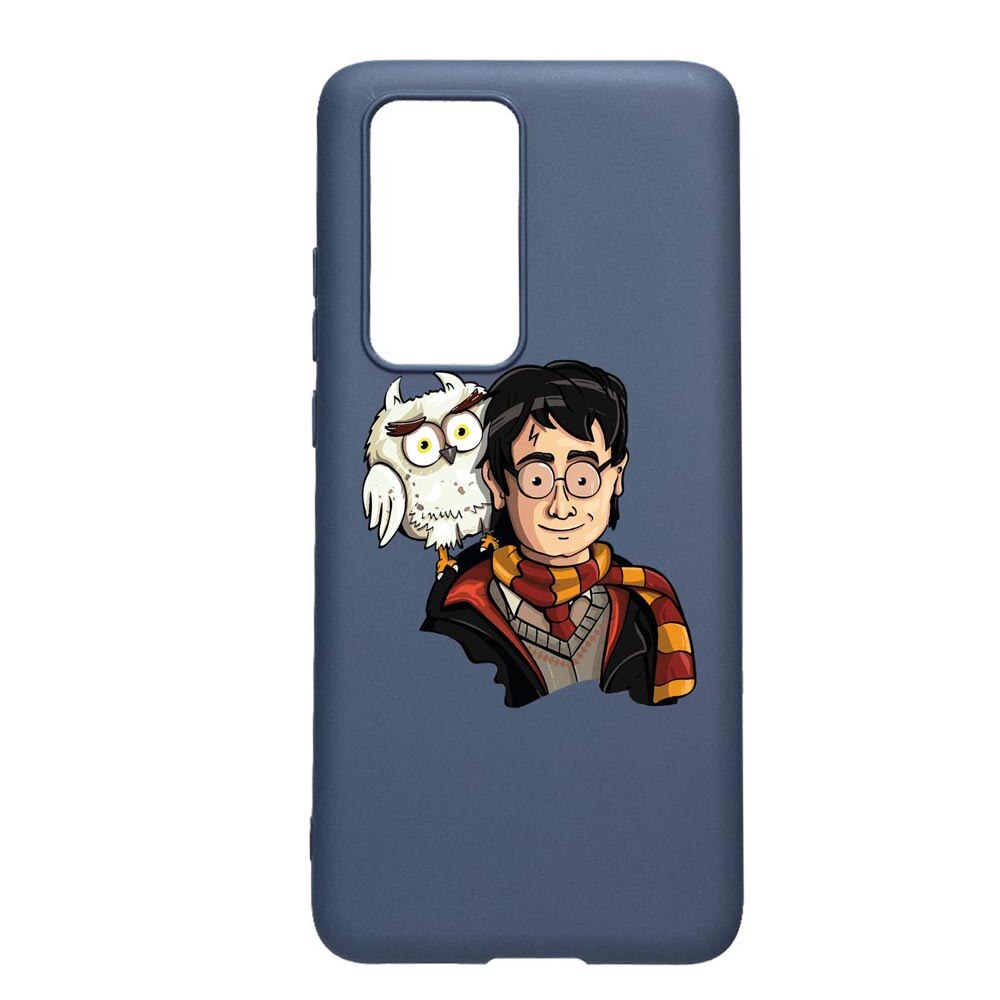 Husa Silicon Compatibila Cu Huawei P40, Harry Potter Hogwarts, rezistenta la uzura, anti-alunecare, AlaskanBlue, AB868