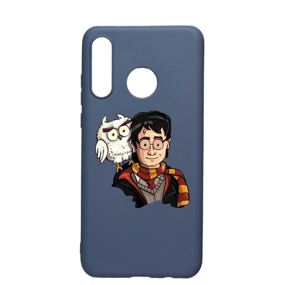 Husa Silicon Compatibila Cu Huawei P30 Lite, Harry Potter Hogwarts, rezistenta la uzura, anti-alunecare, AlaskanBlue, AB868