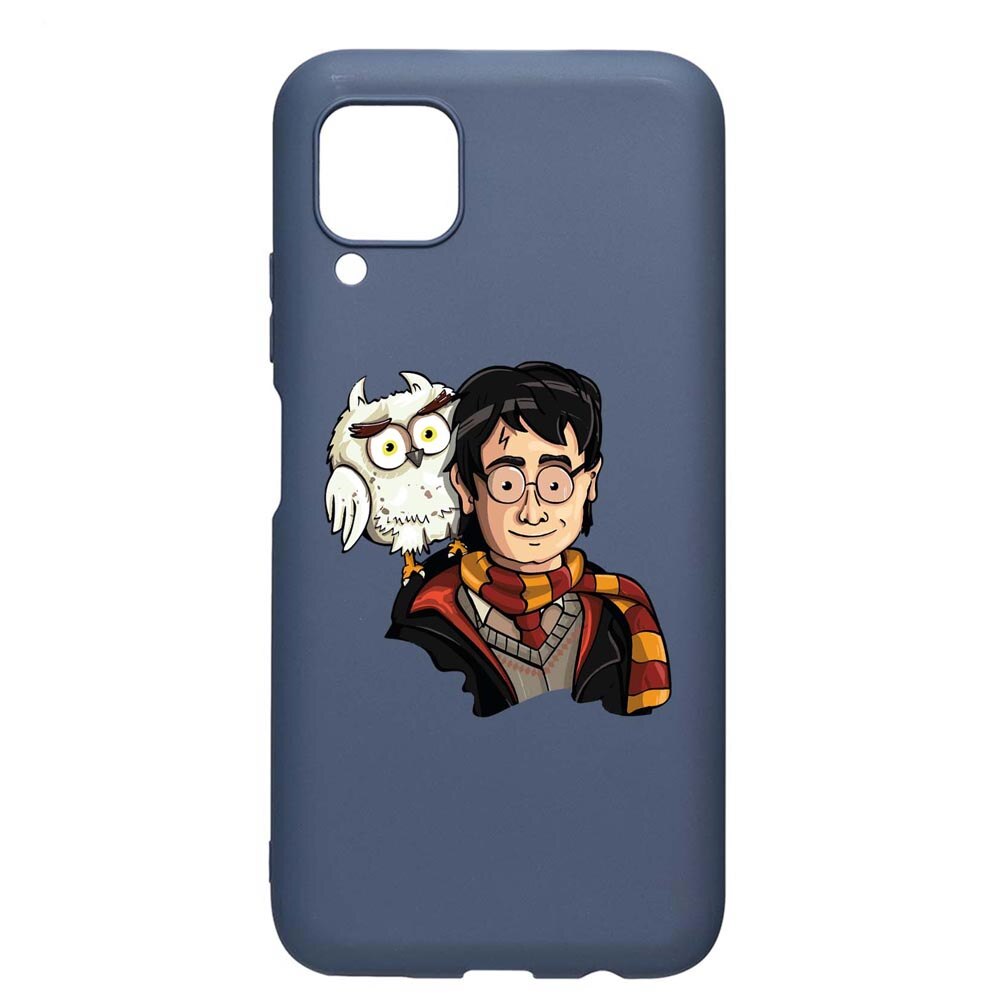 Husa Silicon Compatibila Cu Huawei P40 Lite, Harry Potter Hogwarts, rezistenta la uzura, anti-alunecare, AlaskanBlue, AB868