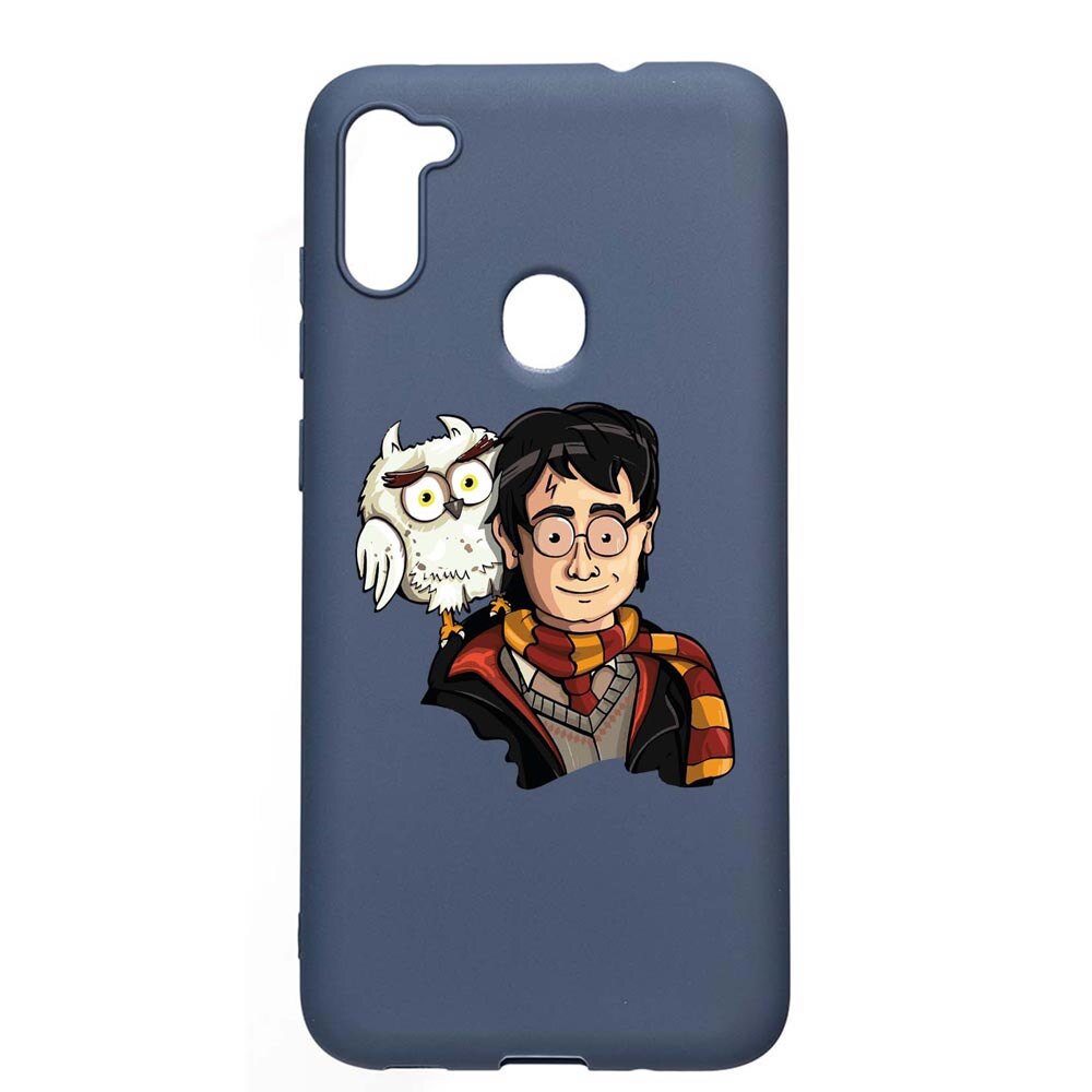 Husa Silicon Compatibila Cu Samsung Galaxy A11, Harry Potter Hogwarts, rezistenta la uzura, anti-alunecare, AlaskanBlue, AB868