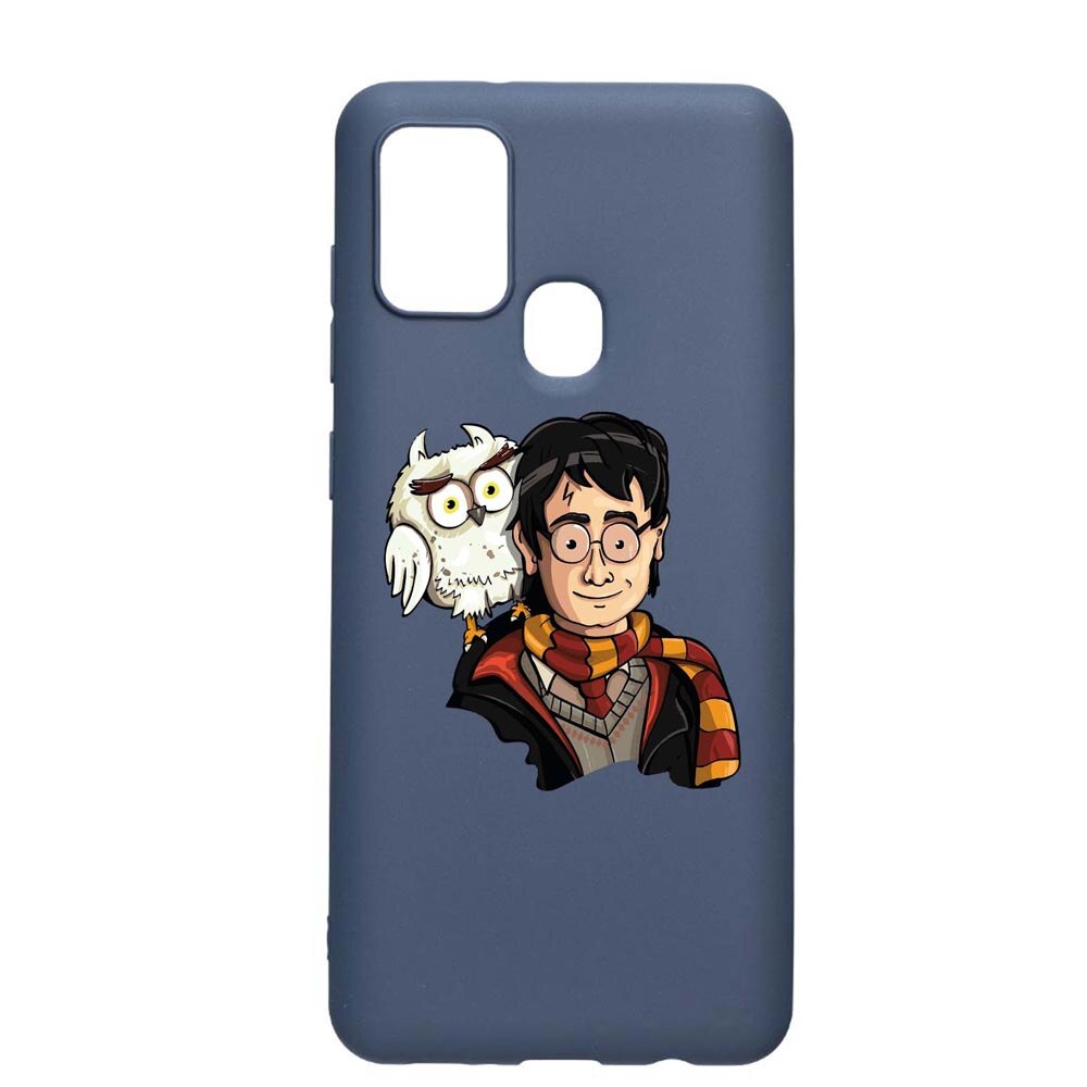Husa Silicon Compatibila Cu Samsung Galaxy A21s, Harry Potter Hogwarts, rezistenta la uzura, anti-alunecare, AlaskanBlue, AB868