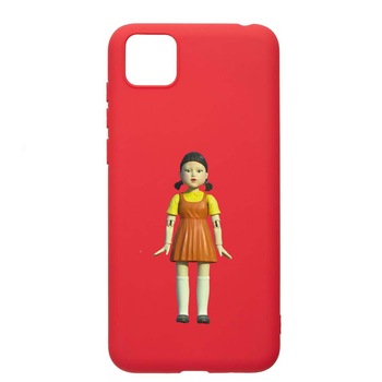Husa Silicon Compatibila Cu Huawei Y5p, Squid Game - Doll Girl, rezistenta la uzura, anti-alunecare, Red, R851 Husa Silicon Compatibila Cu Huawei Y5p, Squid Game - Doll Girl, rezistenta la uzura, anti-alunecare, Red, R851