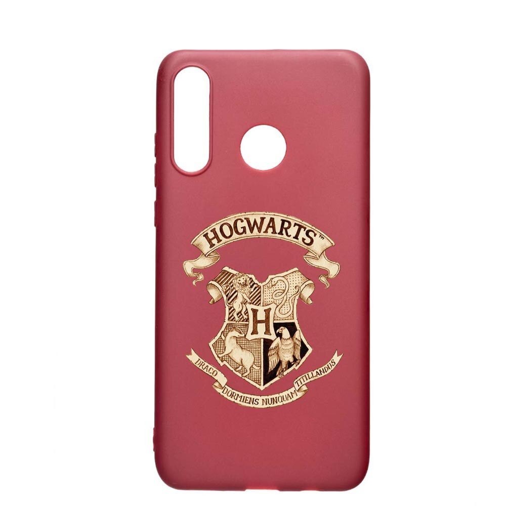 Husa Silicon Compatibila cu Huawei P30 Lite, Hogwarts Harry Potter, rezistenta la uzura, anti-alunecare, Pomegranate, PG852