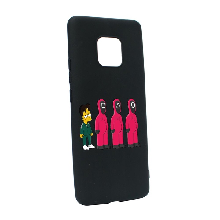 Husa Silicon Compatibila Cu Xiaomi Redmi Note 9 Pro Max, Squid Game - Simpson, rezistenta la uzura, anti-alunecare, B842