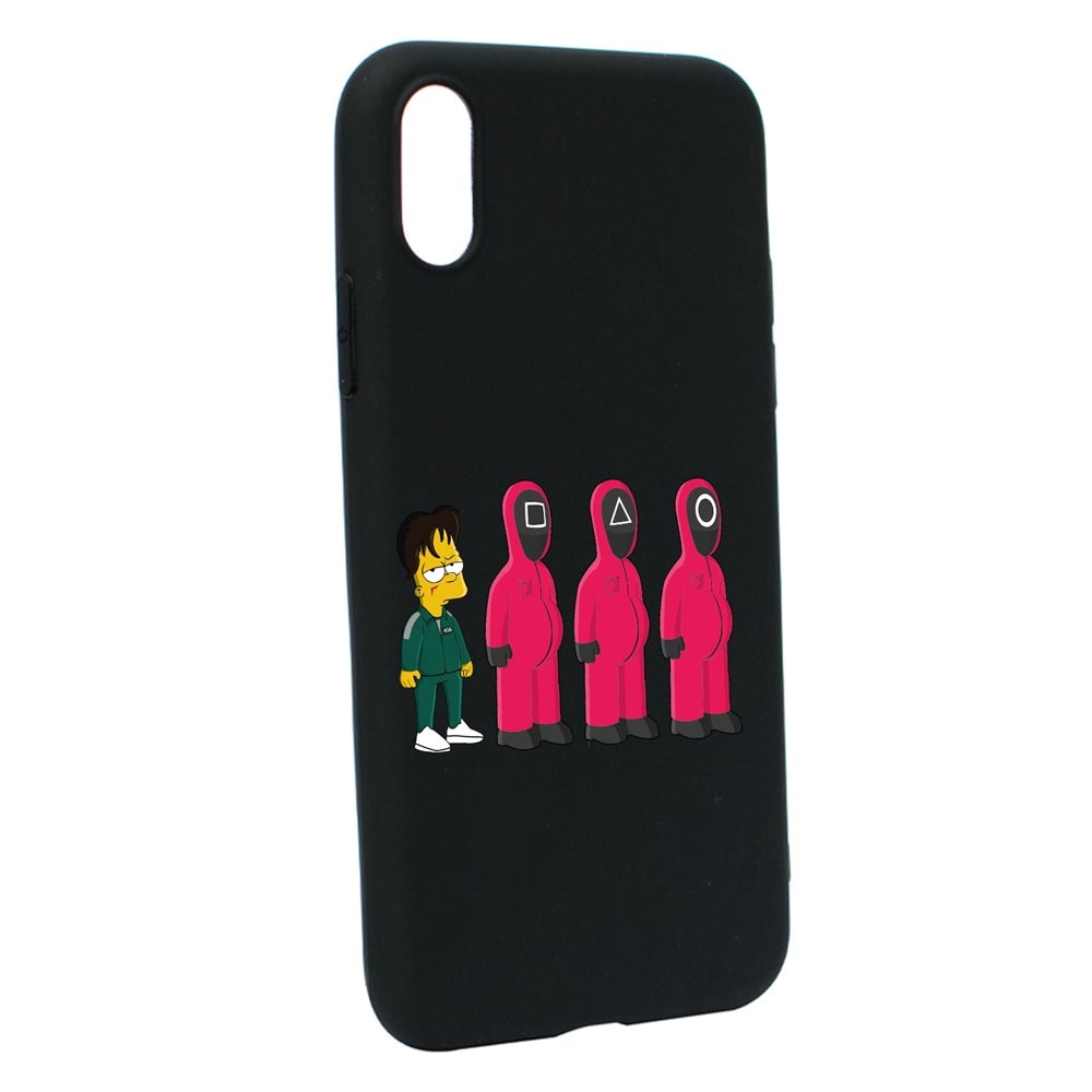 Husa Silicon Compatibila Cu Xiaomi Redmi 9AT / Redmi 9i, Squid Game - Simpson, rezistenta la uzura, anti-alunecare, B842