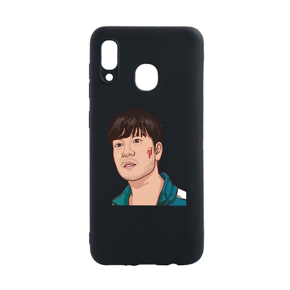 Husa Silicon Compatibila Cu Samsung Galaxy A20, Squid Game - Gamer 218, rezistenta la uzura, anti-alunecare, B843