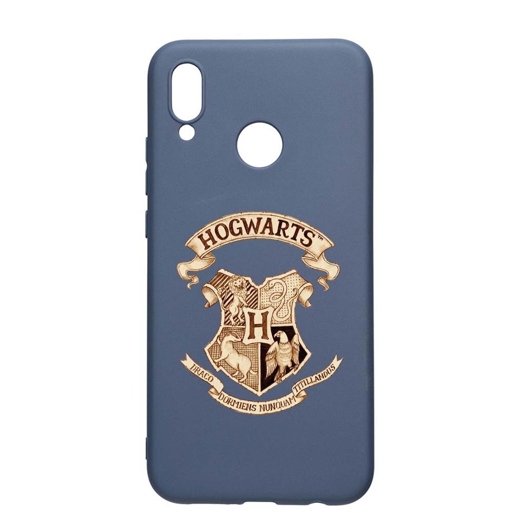 Husa Silicon Compatibila Cu Huawei P20 Lite, Hogwarts Harry Potter, rezistenta la uzura, anti-alunecare, AlaskanBlue, AB852