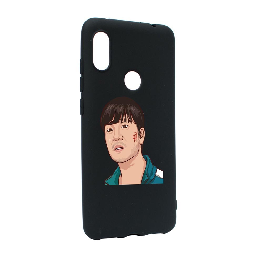 Husa Silicon Compatibila Cu Huawei Y6 2019, Squid Game - Gamer 218, rezistenta la uzura, anti-alunecare, B843