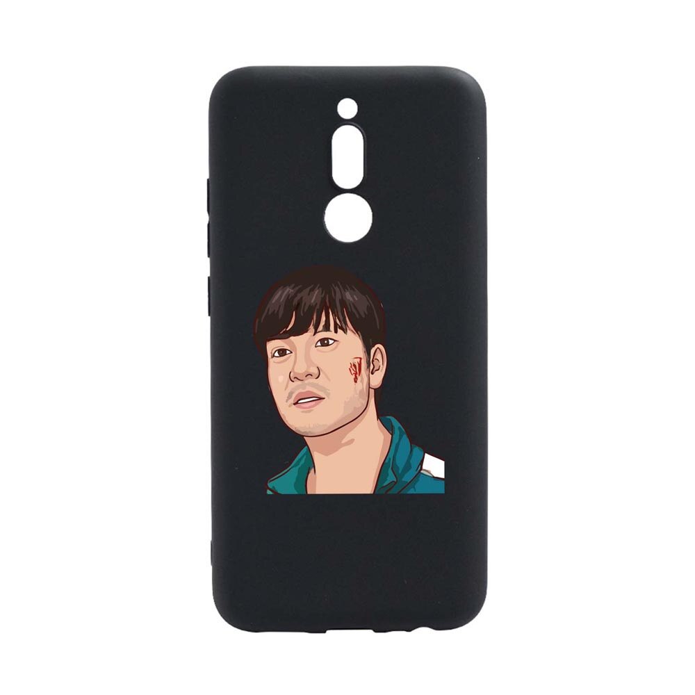 Husa Silicon Compatibila Cu Xiaomi Redmi 8, Squid Game - Gamer 218, rezistenta la uzura, anti-alunecare, B843