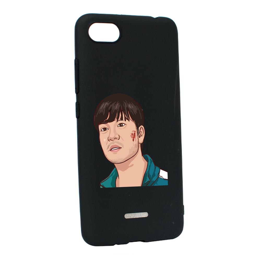 Husa Silicon Compatibila Cu Xiaomi Redmi 6A, Squid Game - Gamer 218, rezistenta la uzura, anti-alunecare, B843