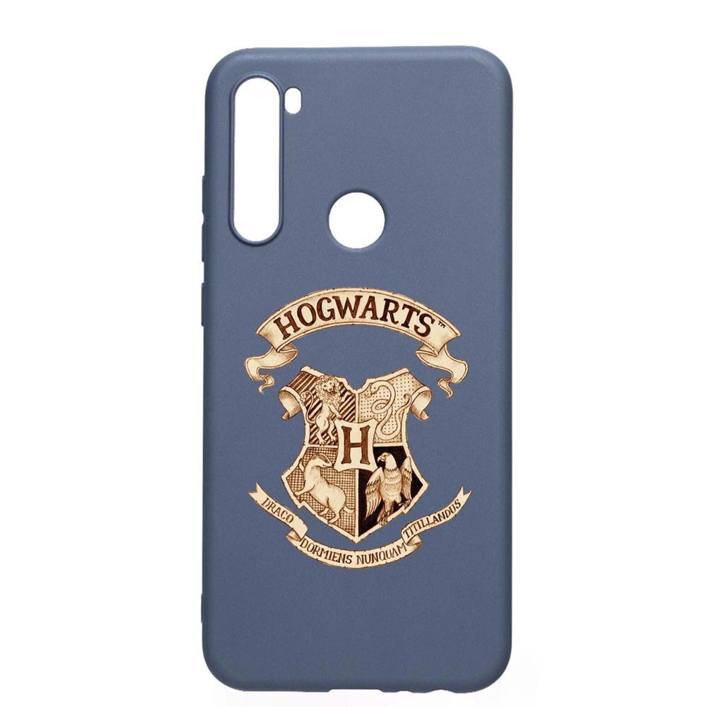 Husa Silicon Compatibila Cu Xiaomi Redmi Note 8, Hogwarts Harry Potter, rezistenta la uzura, anti-alunecare, AlaskanBlue, AB852