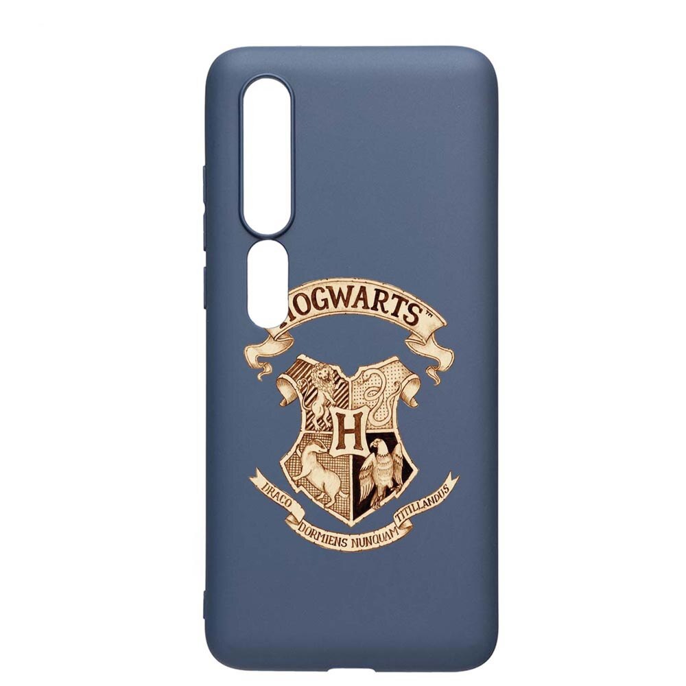Husa Silicon Compatibila Cu Xiaomi Mi 10 / Mi 10 Pro, Hogwarts Harry Potter, rezistenta la uzura, anti-alunecare, AlaskanBlue, AB852
