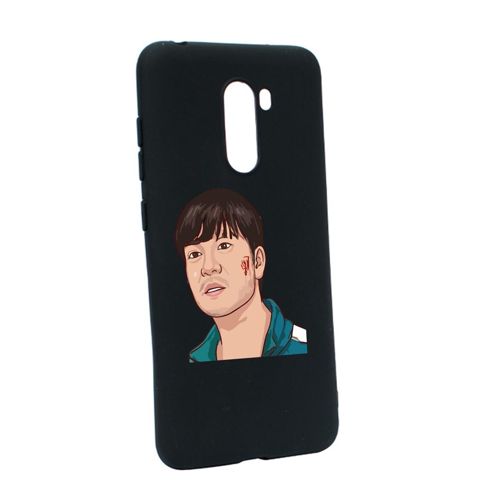 Husa Silicon Compatibila Cu Xiaomi PocoPhone F1, Squid Game - Gamer 218, rezistenta la uzura, anti-alunecare, B843